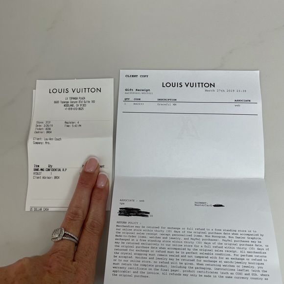 ❌SOLD❌Louis Vuitton Graceful MM Damier Azur - Picture 10 of 15